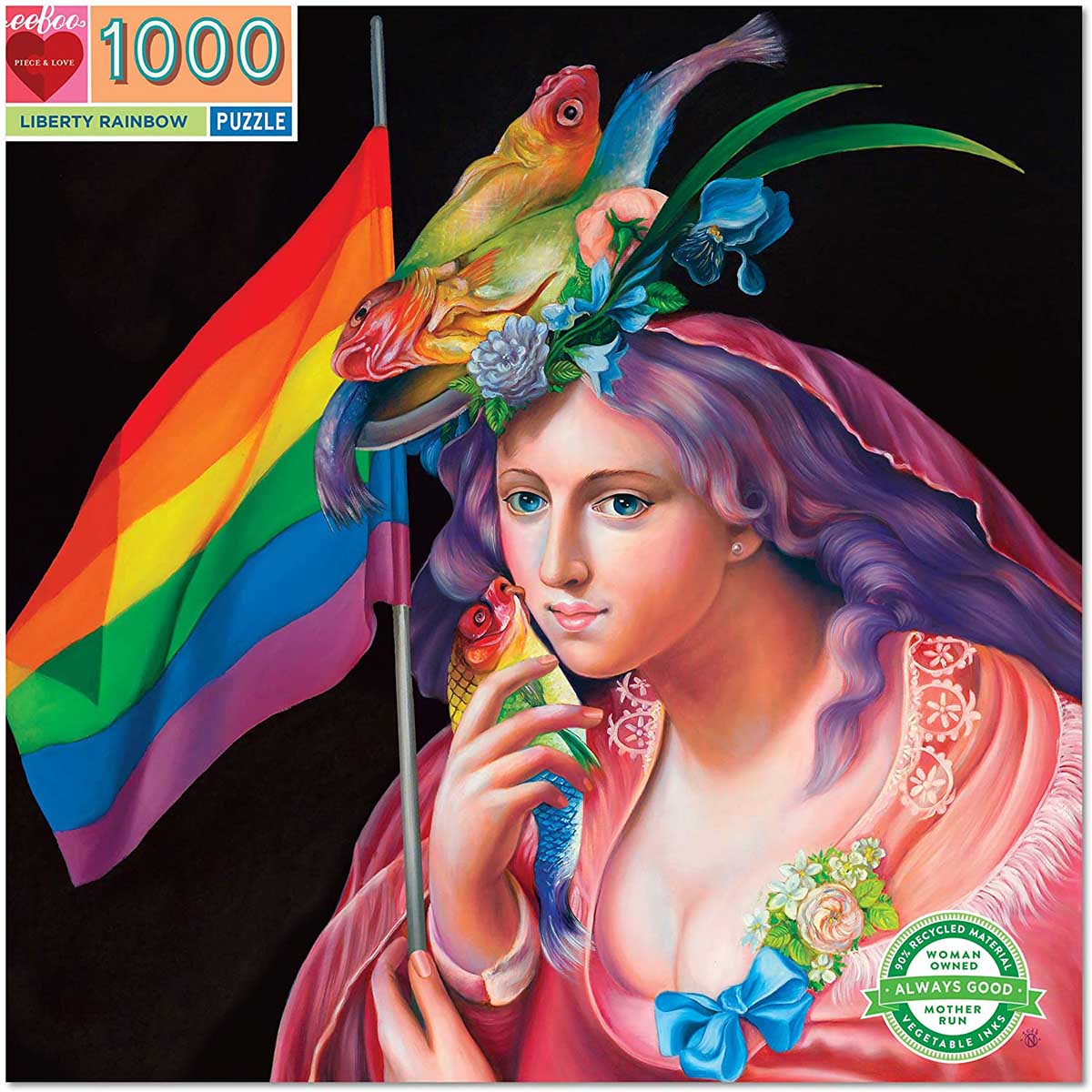 Liberty Rainbow 1000 Piece Square Puzzle
