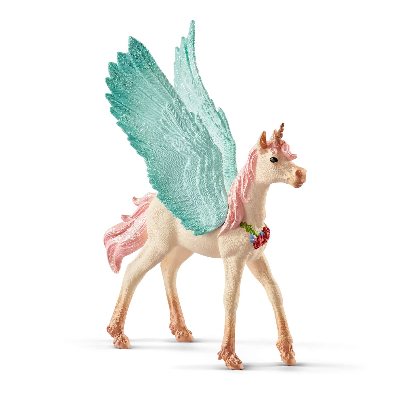 Decorated Unicorn Pegasus Foal 6" Figure