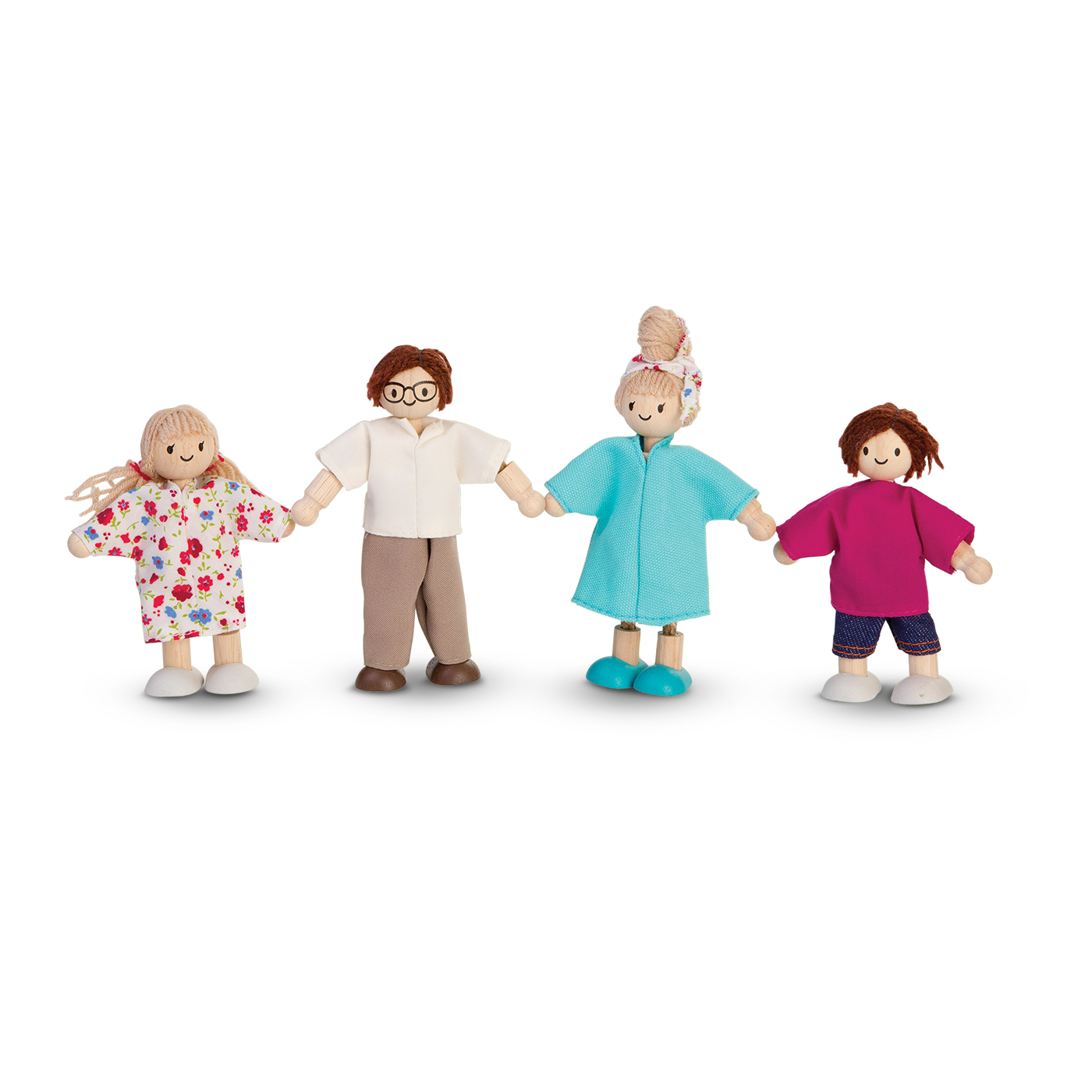 Wood Doll Family Set - 5 Styles