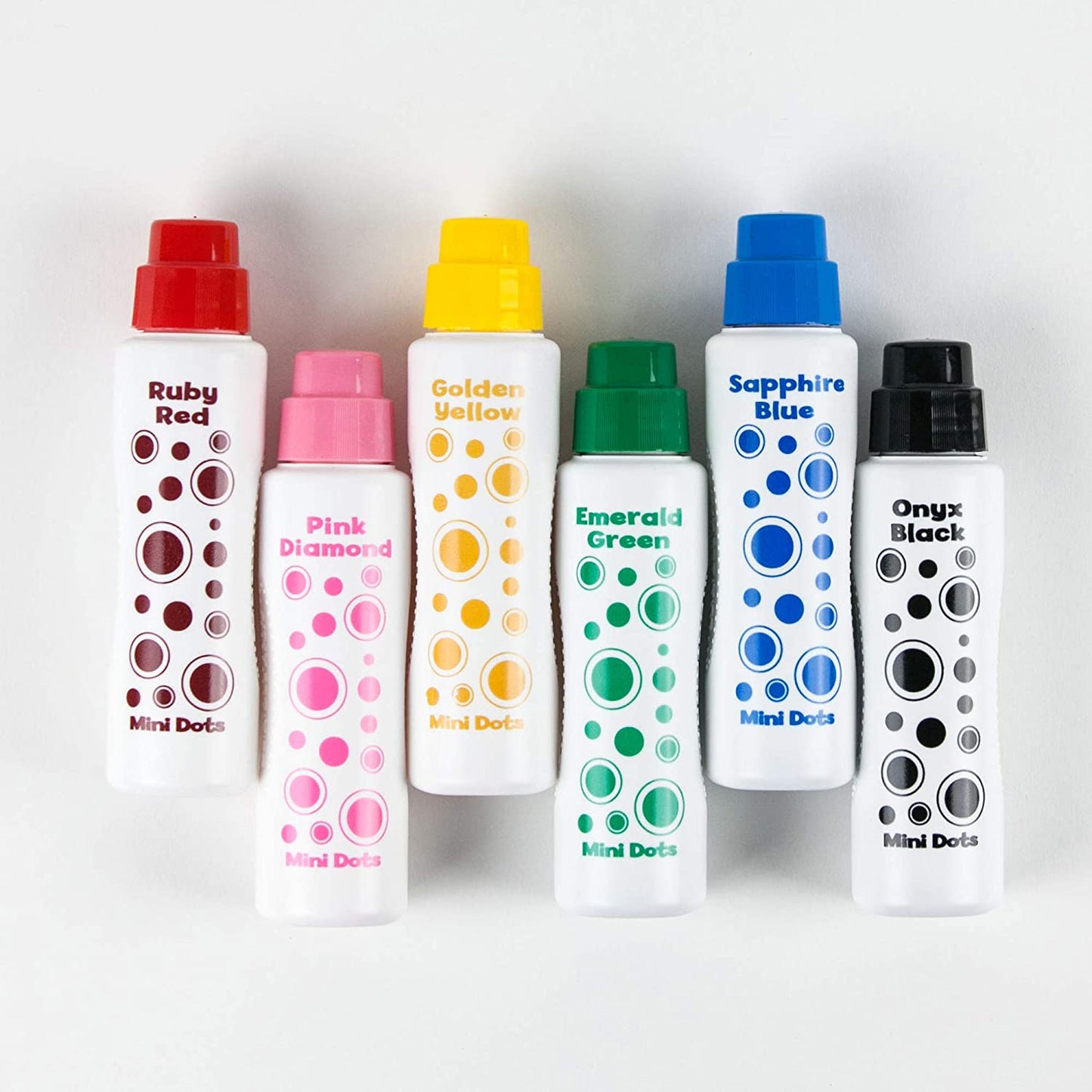 6 Jewel Tone Mini Dot Markers