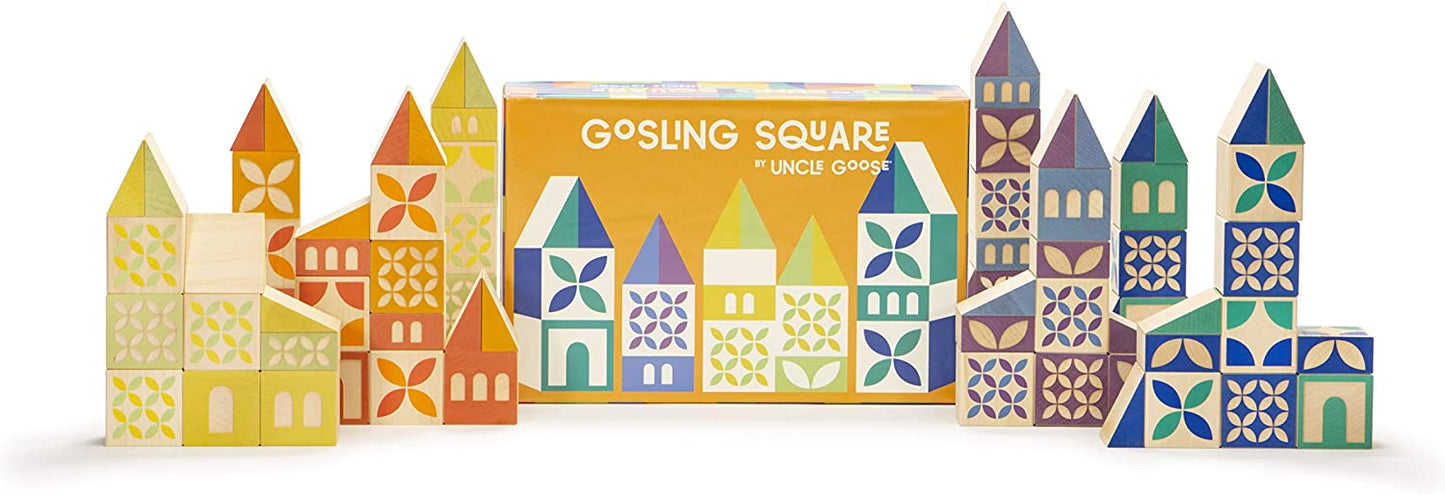 Gosling Square Wooden Building Blocks