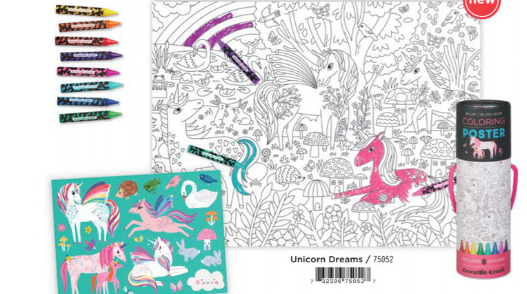 Unicorn Dreams Color a Poster Art Set