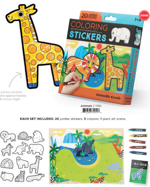 Coloring Stickers Animal