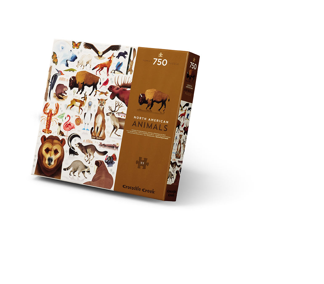 750 Pc Puzzle North American Animals