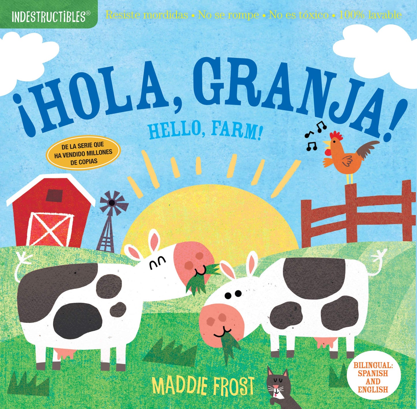 Hola, Granja / Hello Farm Indestructible Book