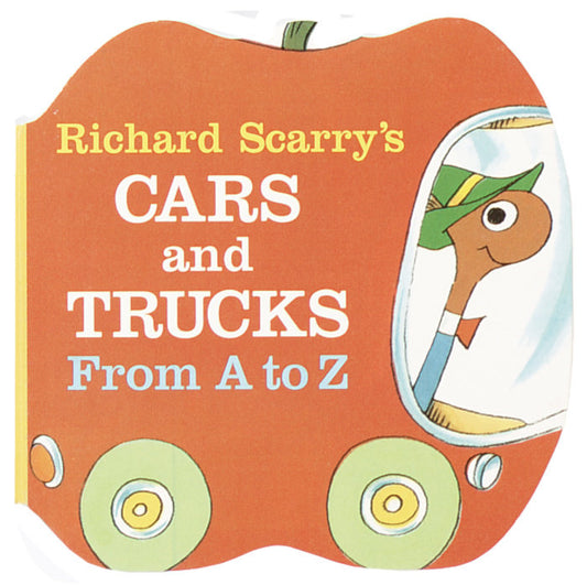 Richard Scarry's Cars and Trucks from A to Z mini board book