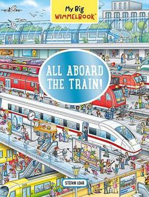 All Aboard the Train Wimmelbook Board Book