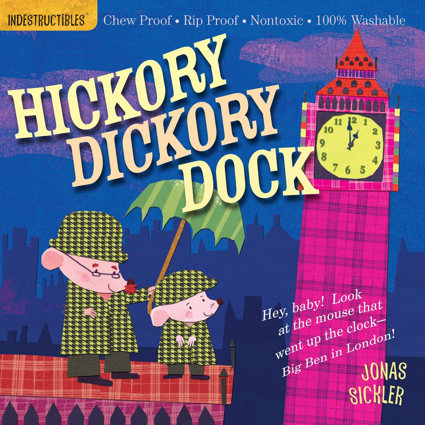 Hickory Dickory Dock Indestructible Book