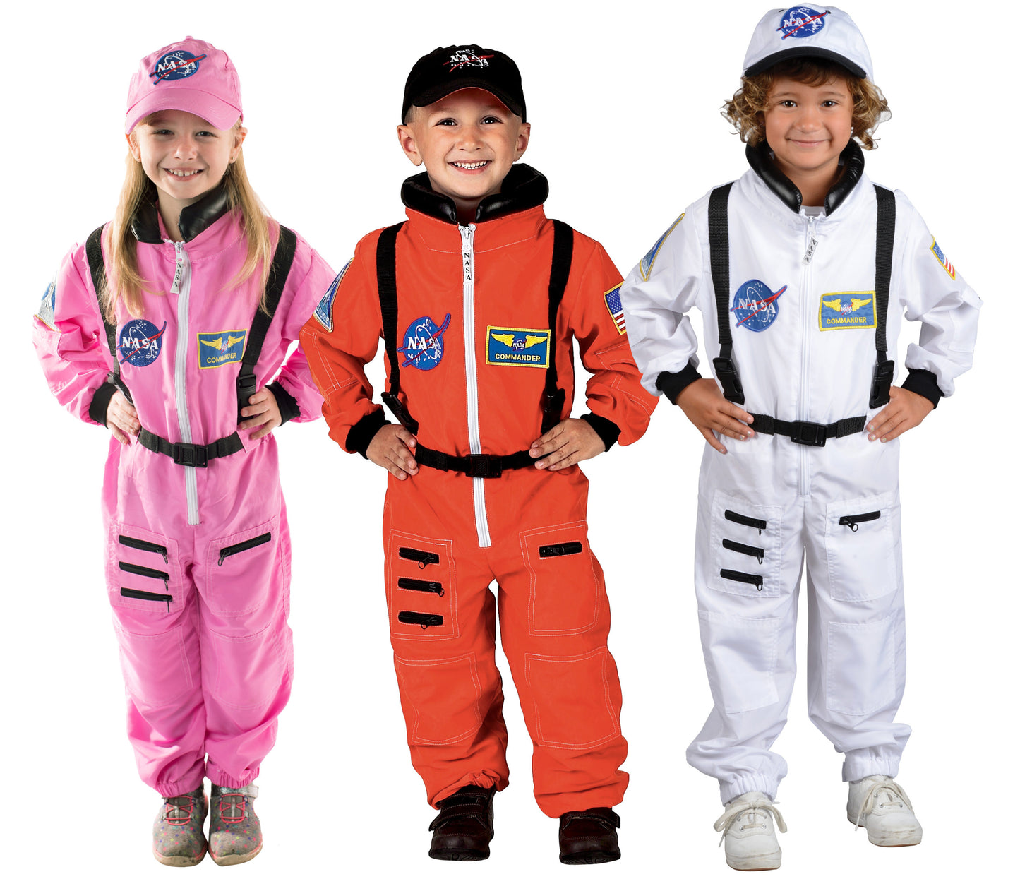 Orange Jr Astronaut Suit with Embroidered Cap Size 8-10Y