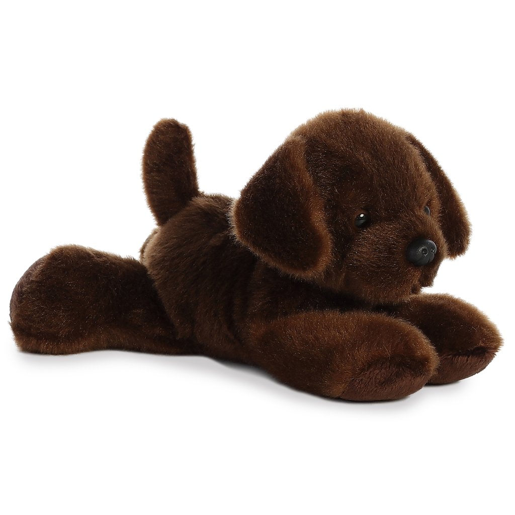 Lil' Lucky Brown Dog 8" Flopsie Plush