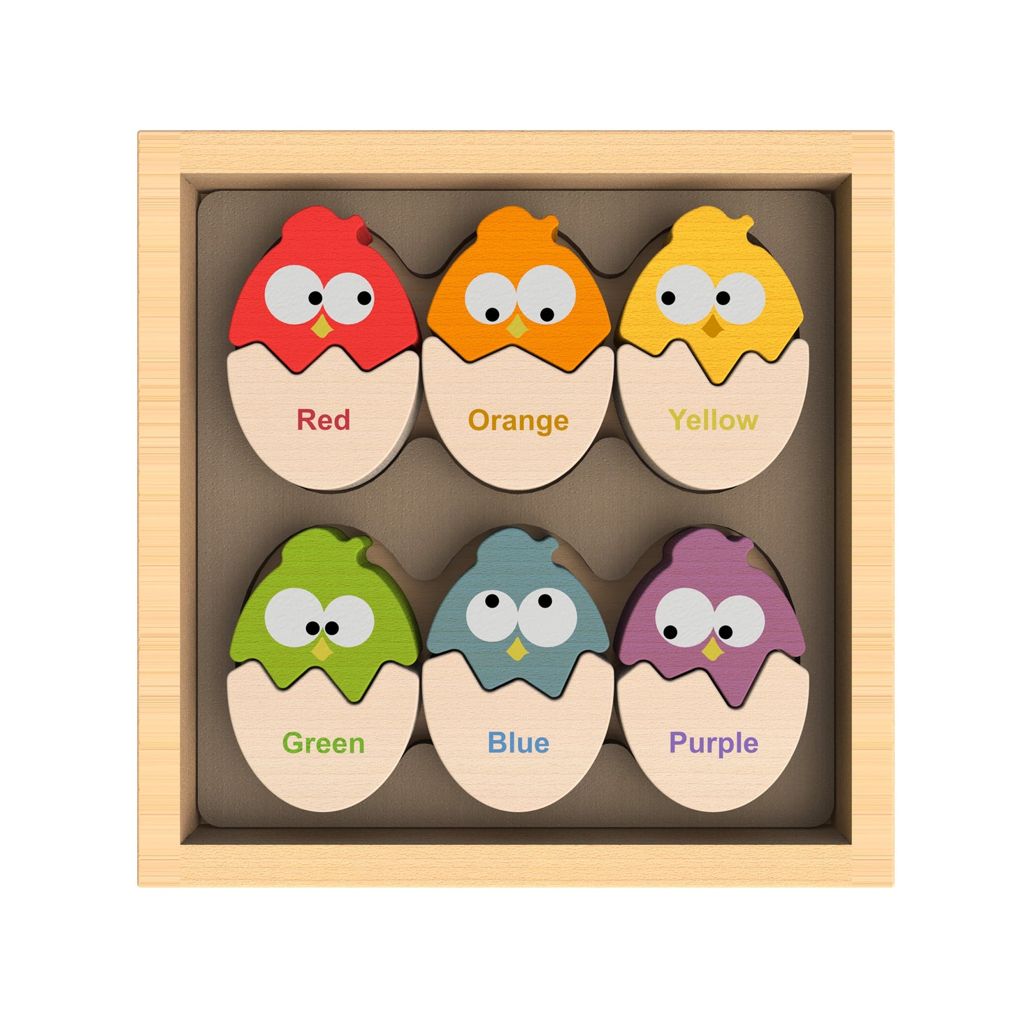Color 'N Eggs Bilingual Color Puzzle