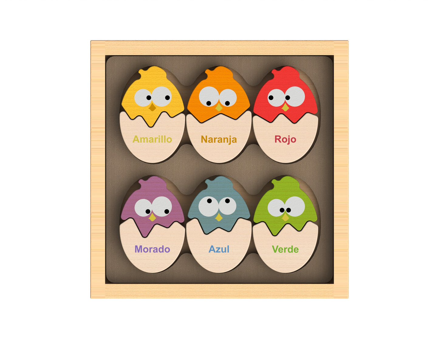 Color 'N Eggs Bilingual Color Puzzle