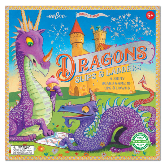 Dragons Slips & Ladders Board Game
