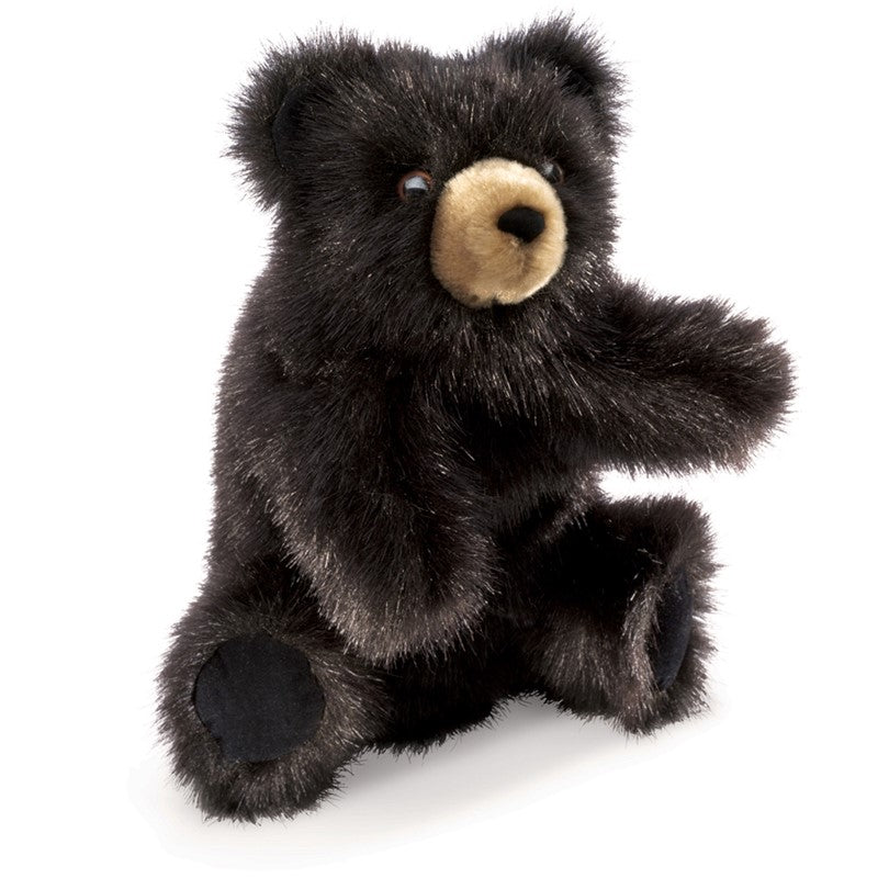 Baby Black Bear 9" Hand Puppet