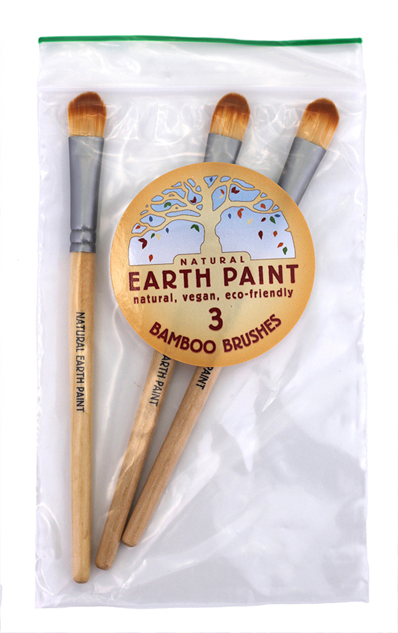 Earth Paint - Face Paint Brushes set of 3
