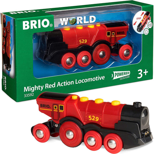 Brio Mighty Red Action Locomotive