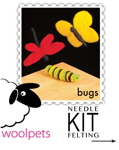 Bugs Needle Felting Starter Kit - Easy