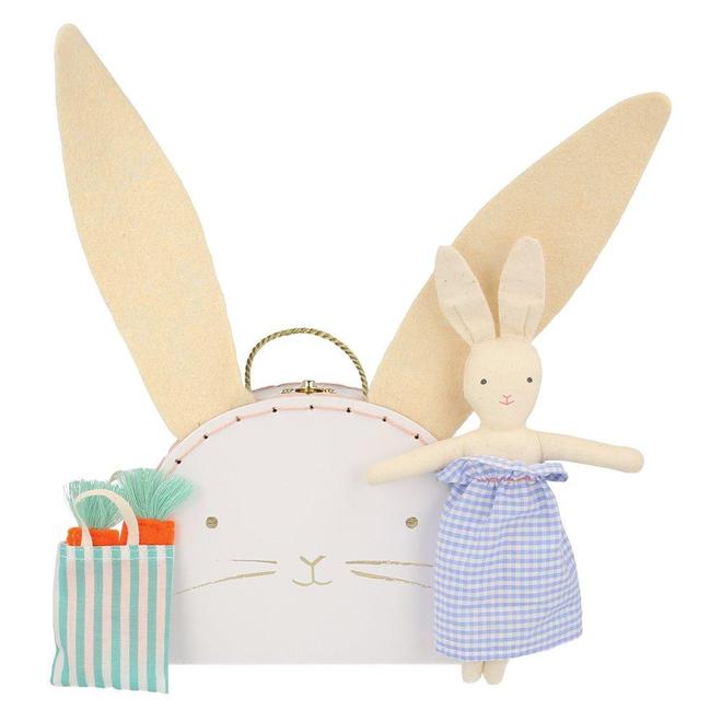Bunny Mini Suitcase Doll Set