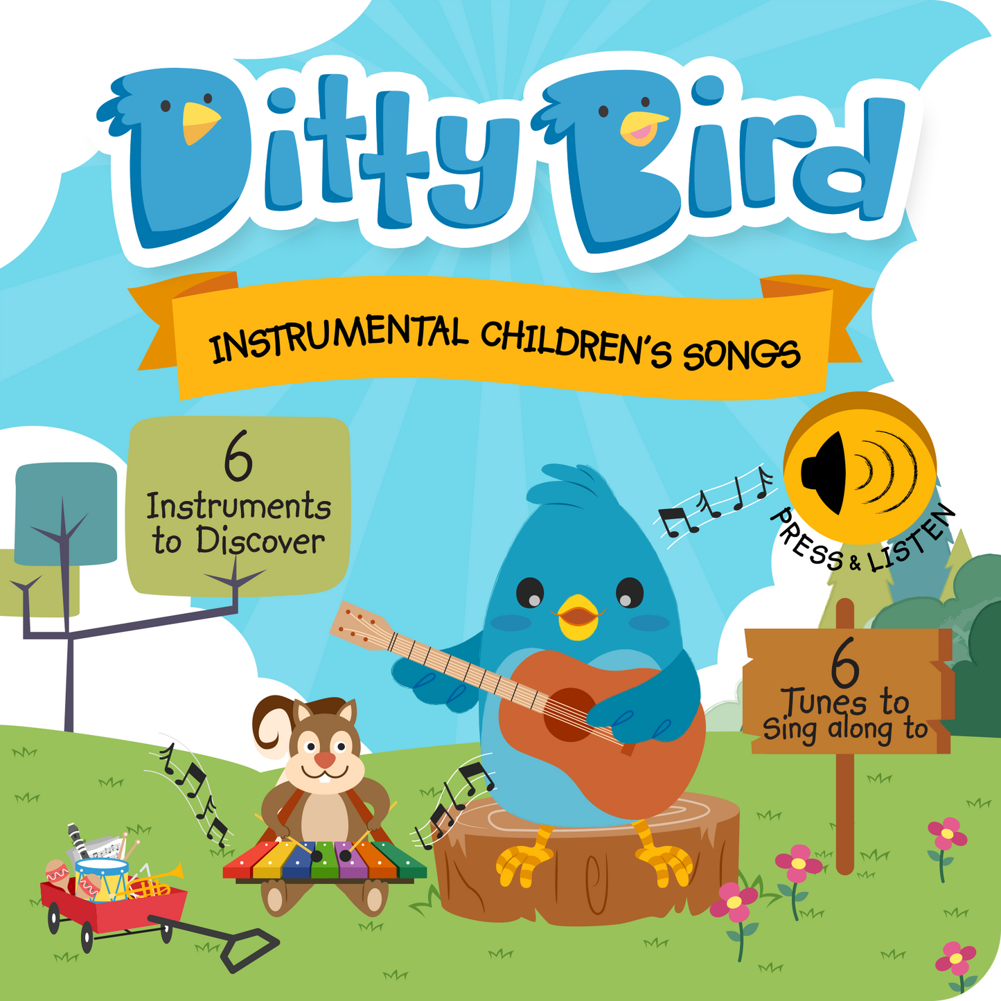 Instrumental Children's Songs Interactive Sound Book