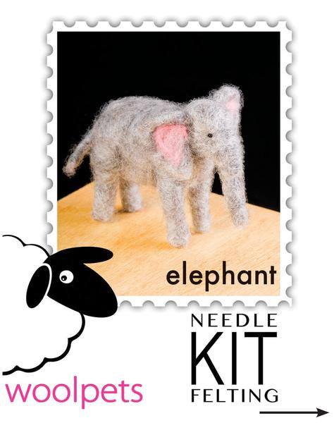 Elephant Needle Felting Kit - Intermediate