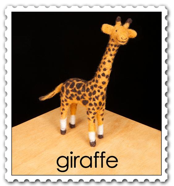 Giraffe Needle Felting Kit - Intermediate