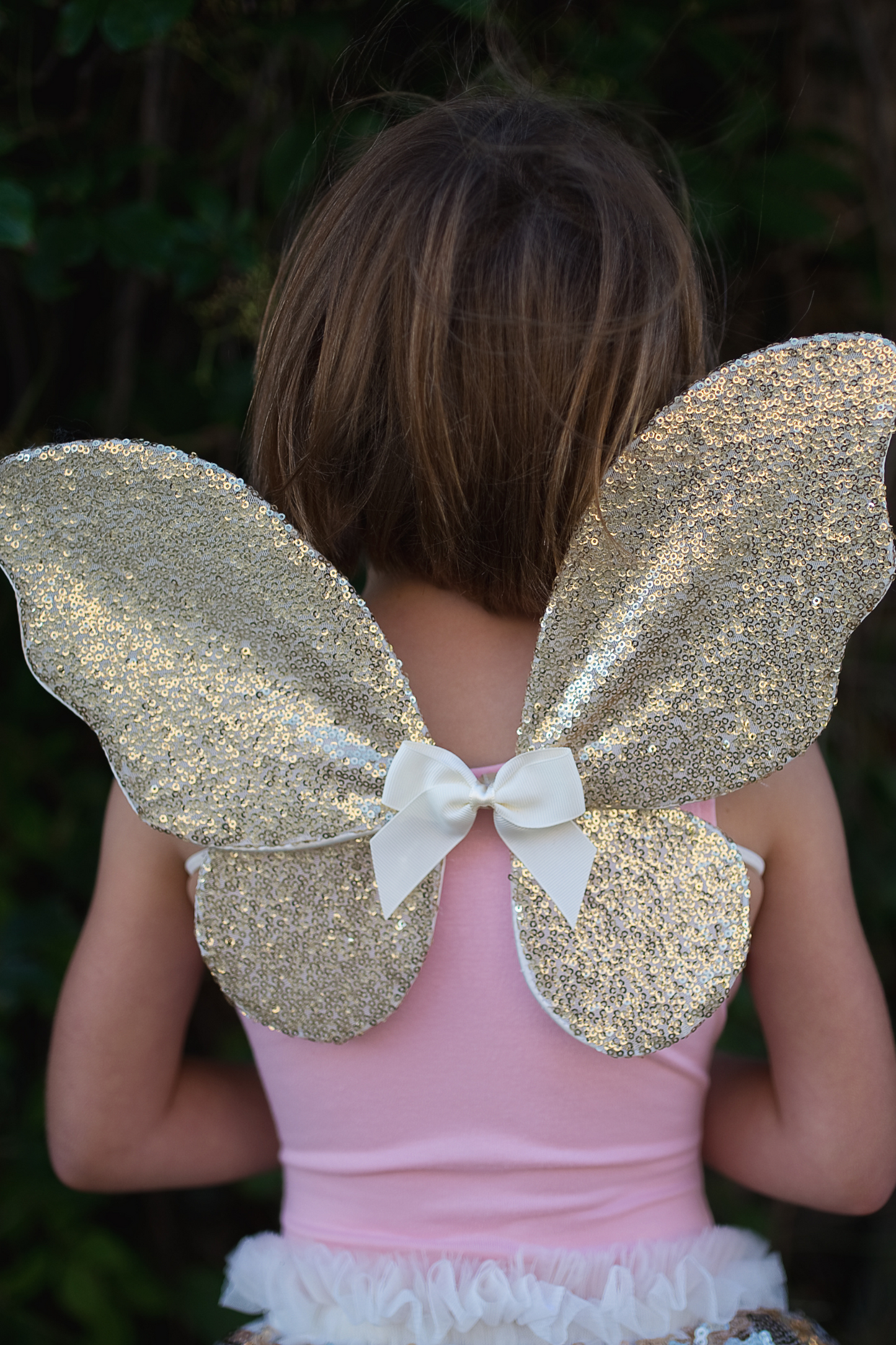 Gracious Gold Sequins Skirt Wings and Wand Size 4-6