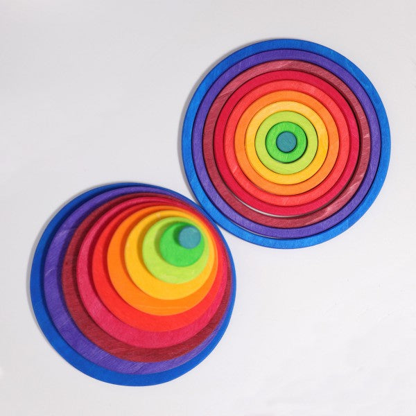 Grimm's Wooden Rainbow Concentric Circles & Rings