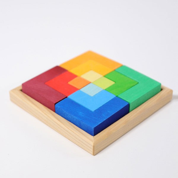 Grimm's Wooden Creative Puzzle Square