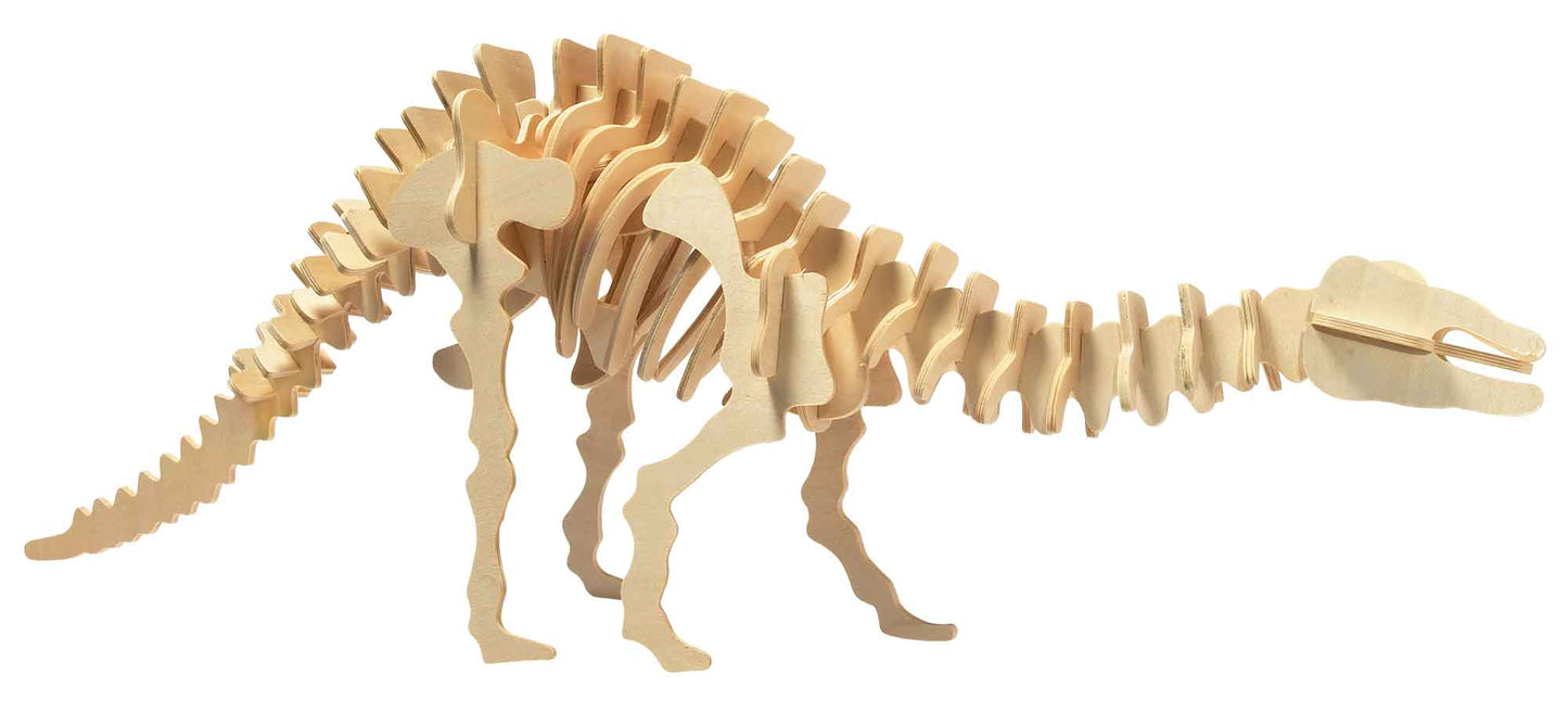 Apatosaurus 3D Wood Modeling Kit