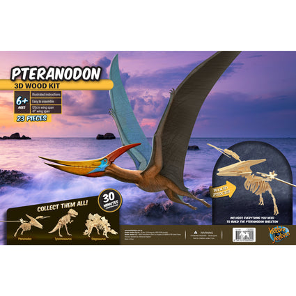 Pteranodon Large 3D Wood Modeling Kit