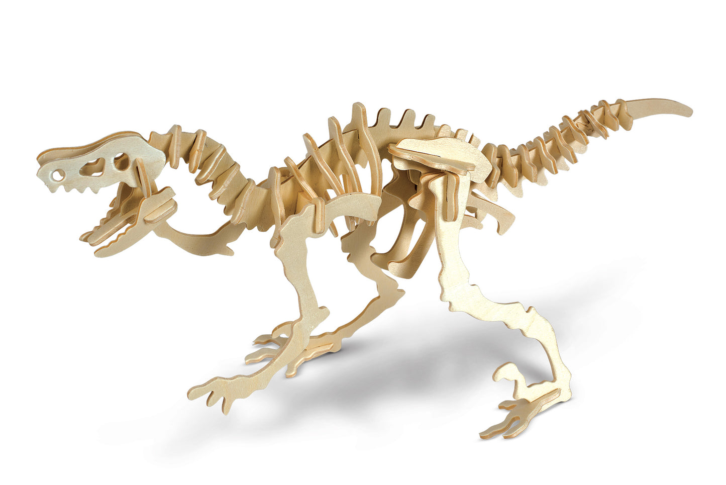 Velociraptor 3D Wood Modeling Kit