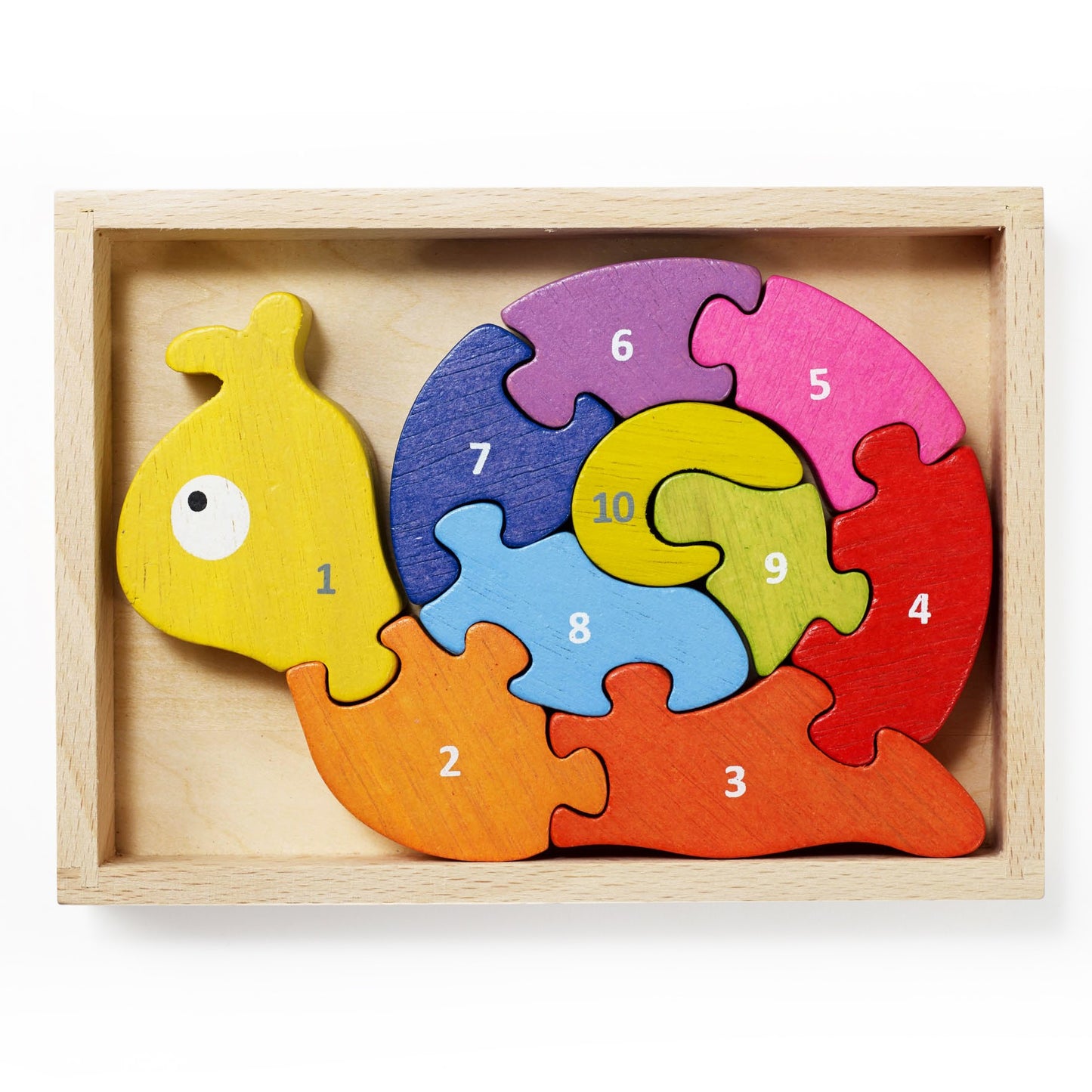 Snail Number Learning Puzzle