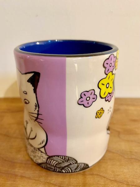 Lucky Cat Cup - 9oz, Large