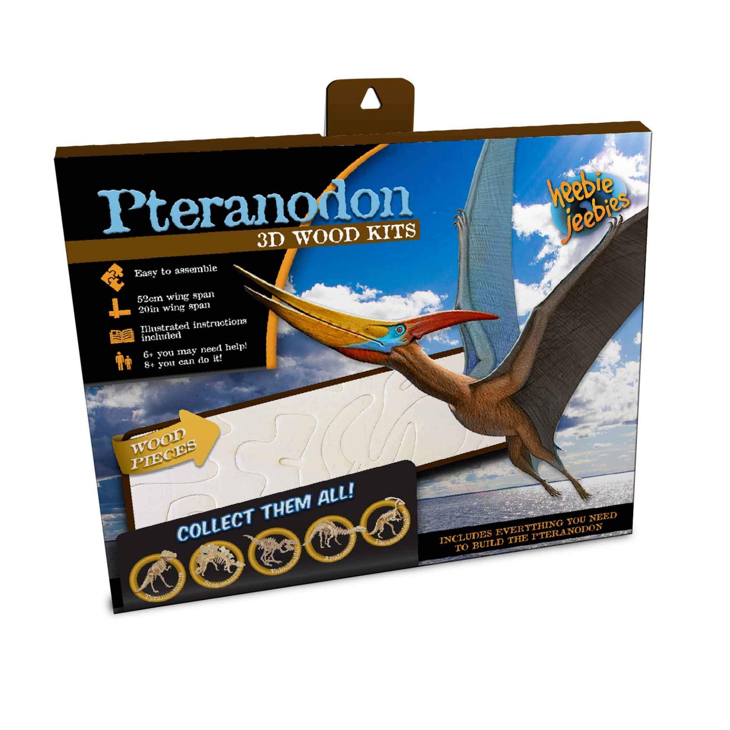 Pteranodon 3D Wood Modeling Kit