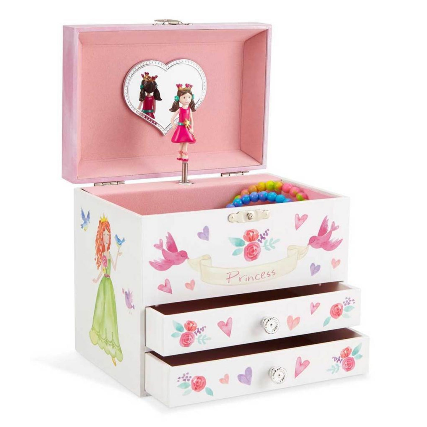 Princess Musical Jewelry Box with 2 Drawers