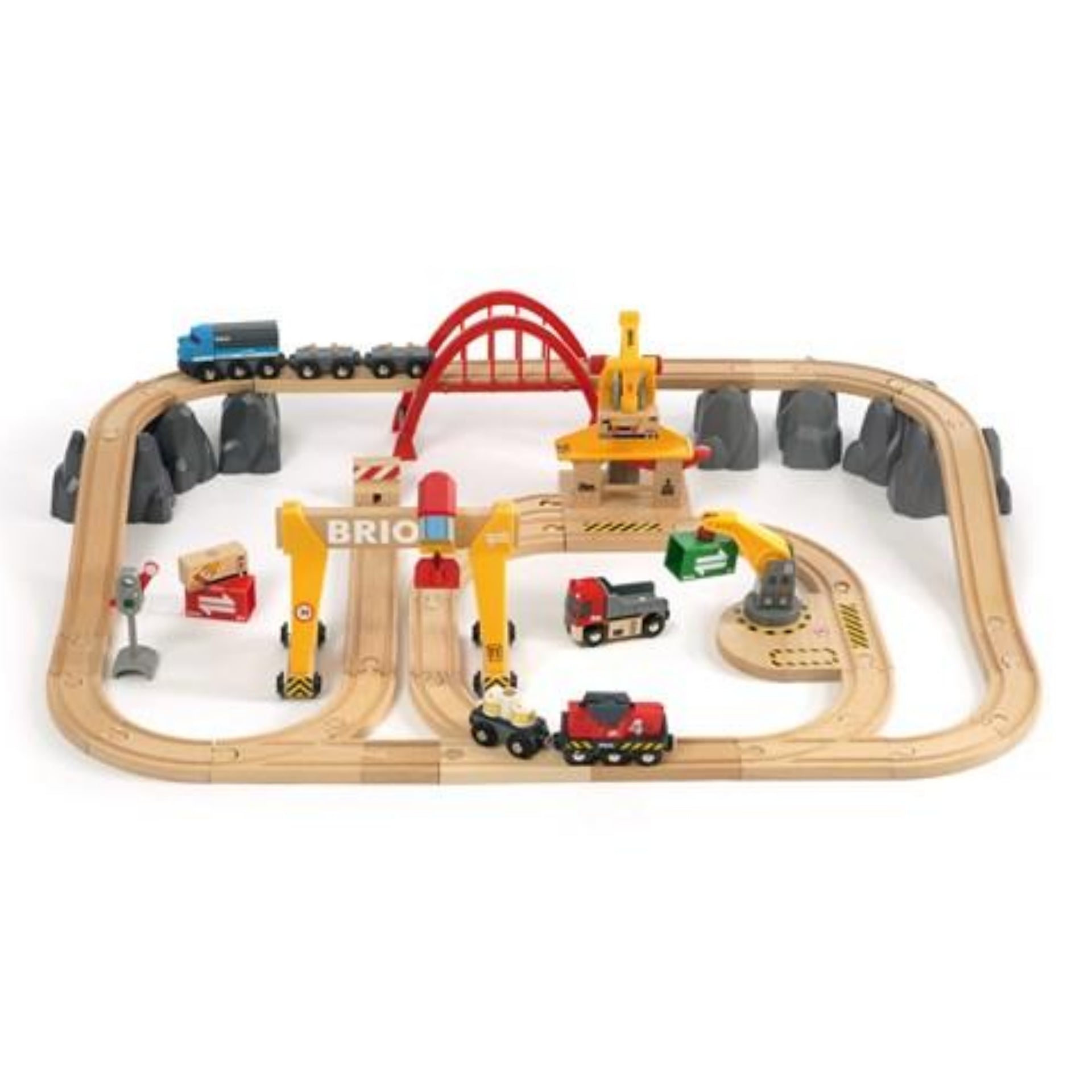 Brio deluxe railway set 2025 layout