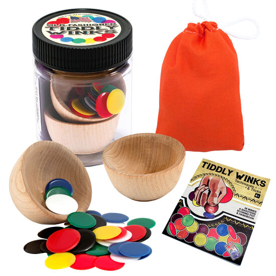 Tiddly Winks with Canvas Pouch