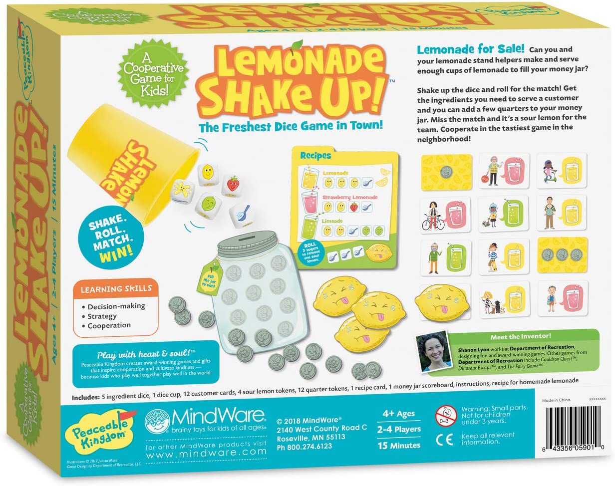 Lemonade Shake Up Game