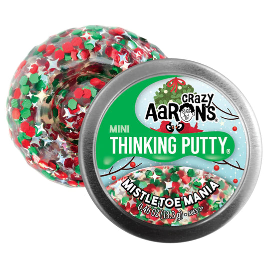 Mistletoe Mania Holiday Thinking Putty Mini Tin