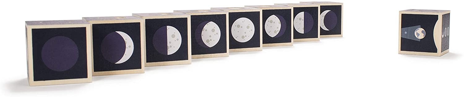 Moon Phase Wooden Blocks – Clover Toys