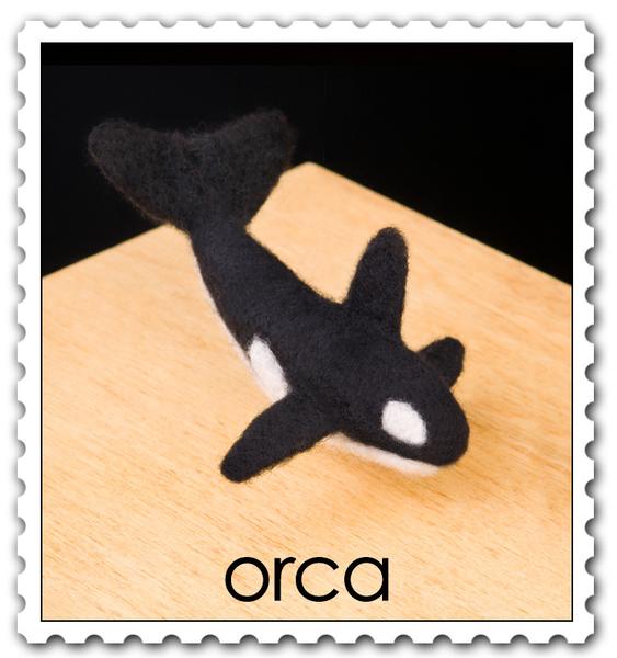 Orca Needle Felting Kit - Easy