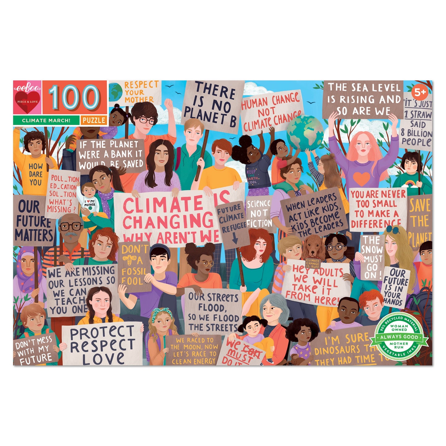 Climate March 100 Piece Puzzle