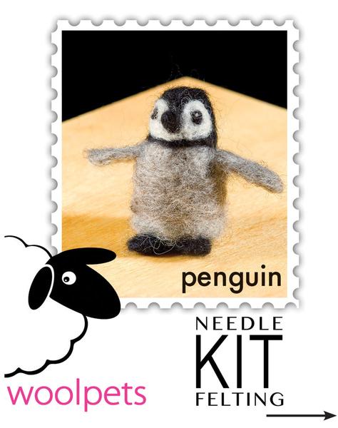 Penguin Needle Felting Kit - Easy