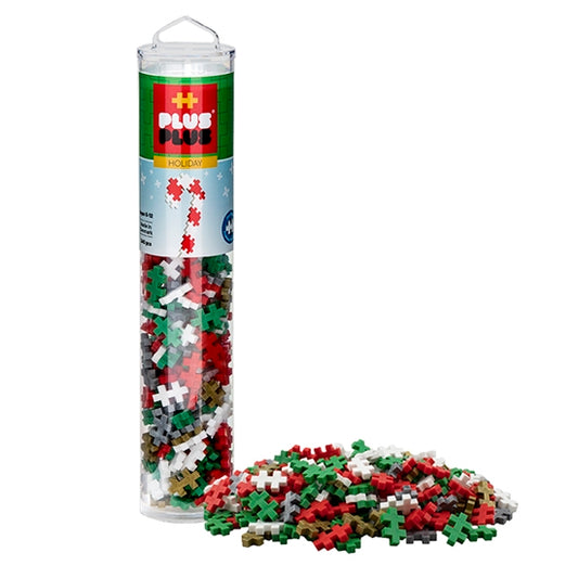 Holiday 240pc Building Block Tube