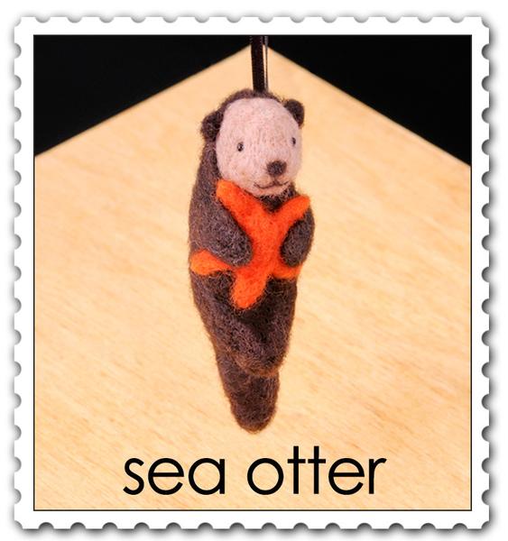Sea Otter Needle Felting Kit - Easy