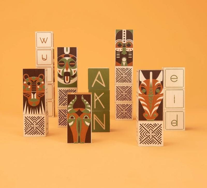 Uncle Goose Swahili Blocks