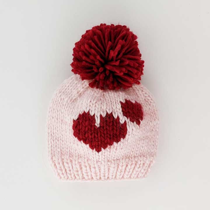 Huggalugs Sweetheart Knit Beanie Hat