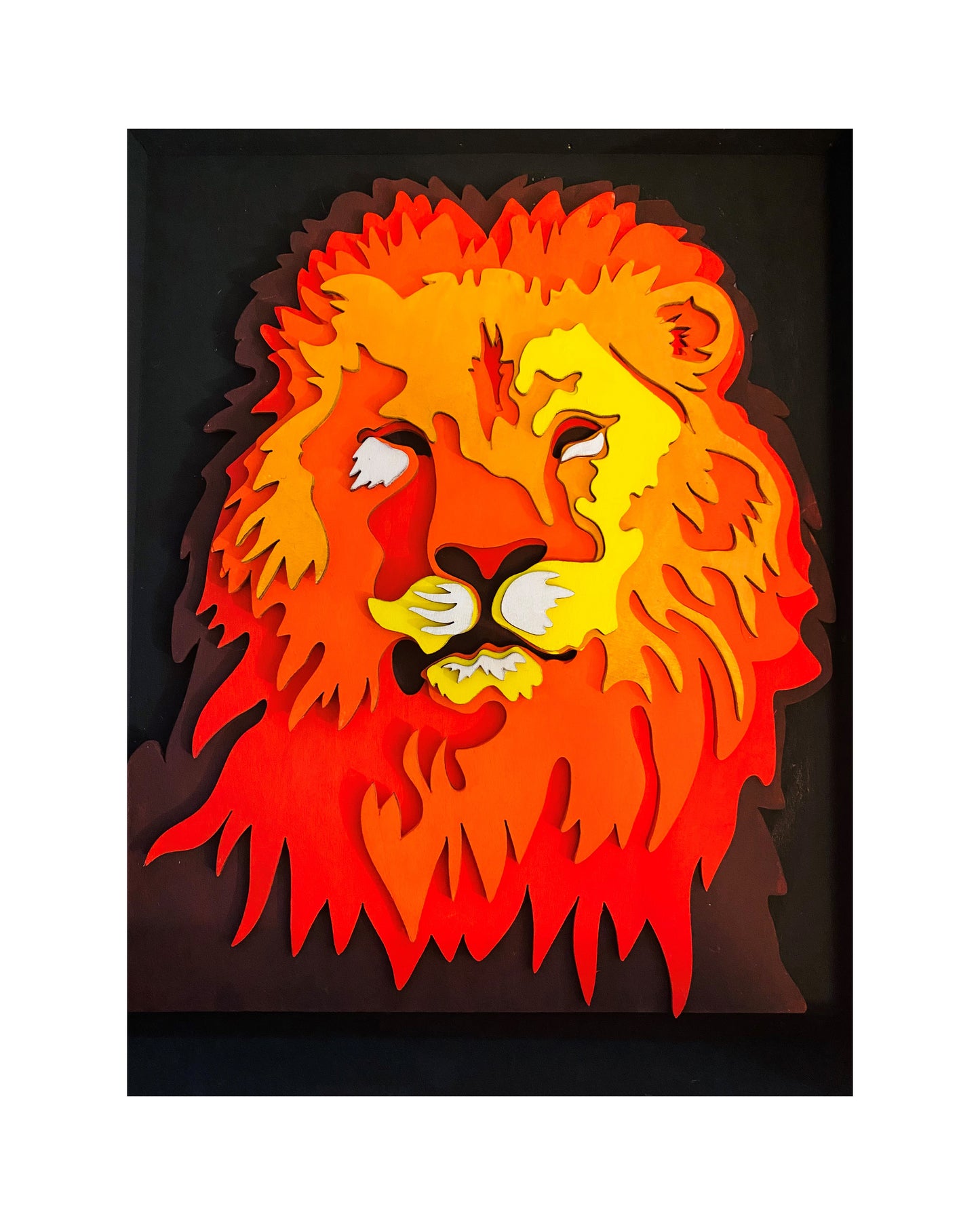 Get Stacked Paint & Puzzle Kit - Mighty Lion