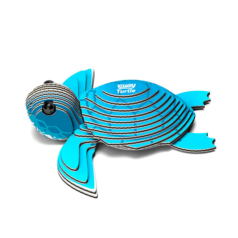 Turtle 3D Cardboard Model Kit