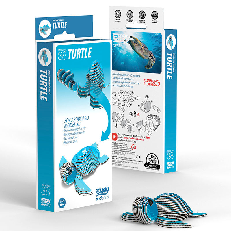 Turtle 3D Cardboard Model Kit